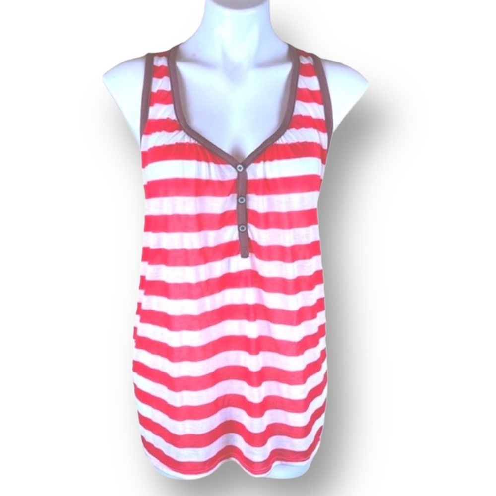 Splendid Striped 50%\50% Rayon/Polyester Top Size 2X